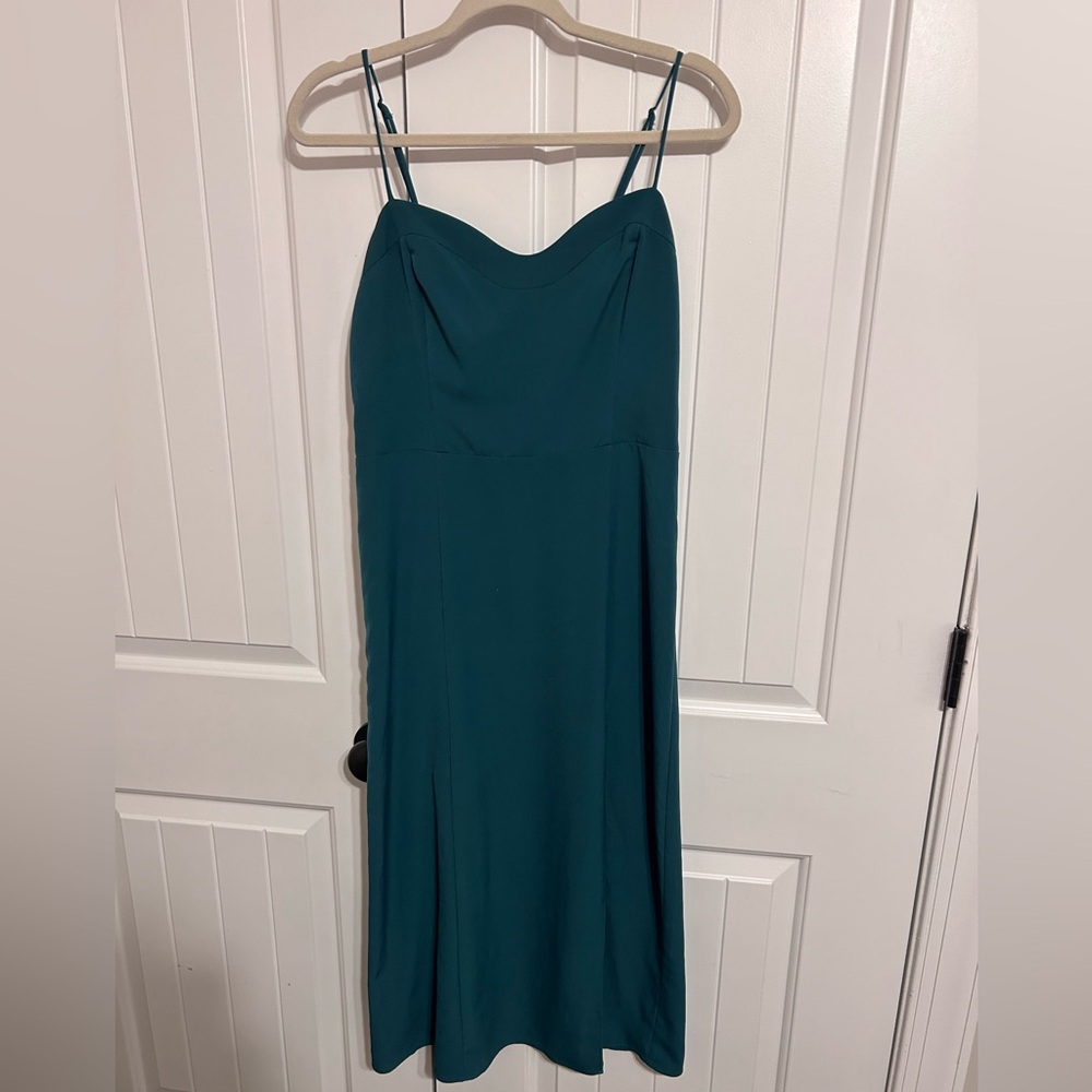 Abercrombie & Fitch Strapless Teal Dress